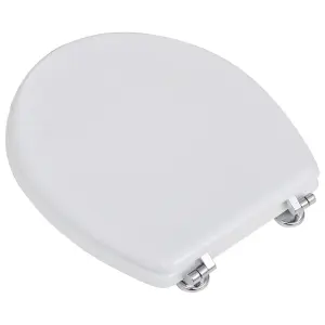 Toilet Seats with Lids 2 pcs MDF White