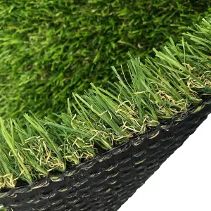 3 Rolls Of Realistic Natural Looking Artificial Grass Astro Turf Medium Length Pile For Roofs Gardens Patios & Lawns