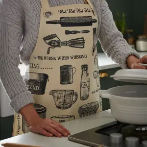 Baking Graphic Print PVC/Oil cloth Apron