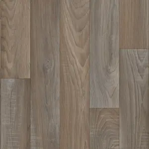 Beige Modern Wood Effect Anti-Slip Vinyl Flooring for Home, Shops, Offices, 2.8mm Thick Vinyl Sheet-2m(6'6") X 2m(6'6")-4m²