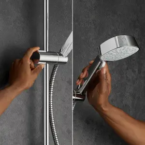 Mira Form Gloss Chrome effect Rear fed Thermostatic Mixer Shower