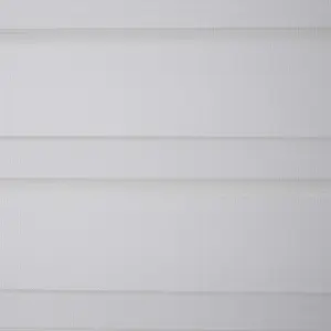 Elin Corded White Striped Day & night Roller Blind (W)120cm (L)180cm