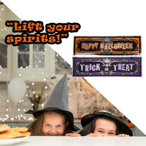 Happy Halloween Banner 3ft Decoration Trick or Treat Party 90cm Happy Halloween