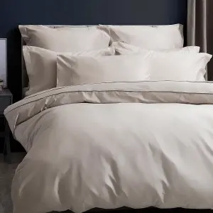 Belledorm Pima Cotton 450 Thread Count Duvet Cover Oyster (Superking)