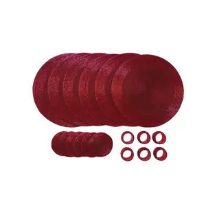 18 Piece Placemat Set Red