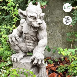 Stone Cast Guardian Gargoyle Statue