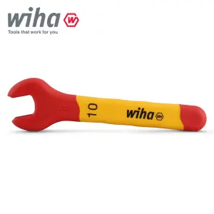 Wiha Spanner Wrench 10mm VDE Electricians Single Insulated Open End 43030