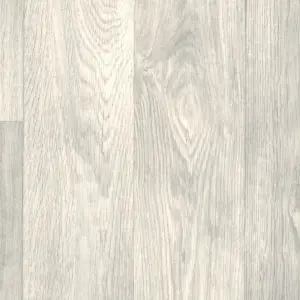 White Ivory Wood Effect Vinyl Flooring For Kitchen, Bathroom&Living Room,2.0mm Thick Vinyl Sheet-2m(6'6") X 2m(6'6")-4m²