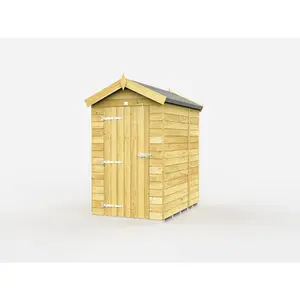 DIY Sheds 4x6 Apex Shed - Single Door Without Windows