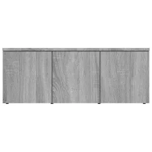 Berkfield TV Cabinet Grey Sonoma 80x34x30 cm Engineered Wood