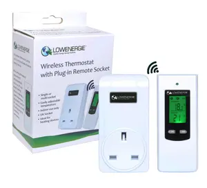 Remote Control Plug In Wireless Thermostat