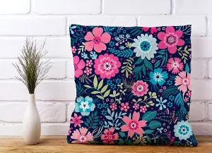 Cute Colourful Flower Pattern Cushions 45cm x 45cm