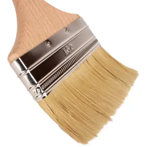 Paint Brush for a Smooth Finish Painting with Emulsion, Gloss, Satin Paints on Walls, Ceilings, Wood, Metal - 102 mm