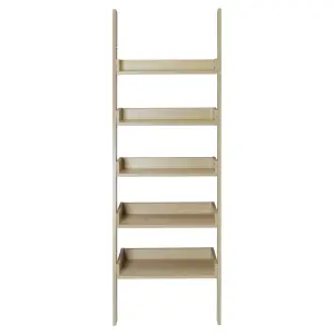 Carnon Oak effect Freestanding 5 shelf Bookcase, (H)1700mm (W)600mm