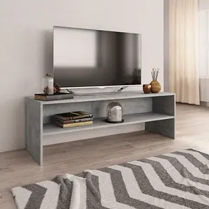 Berkfield TV Cabinet Concrete Grey 120x40x40 cm Engineered Wood