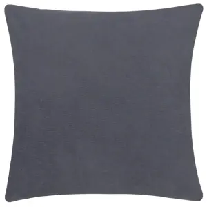 Hoem Vannes Embroidered 100% Cotton Feather Filled Cushion