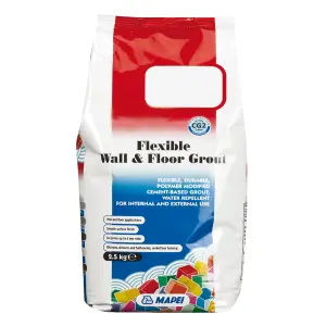 Mapei Flexible Silver grey Grout, 2.5kg