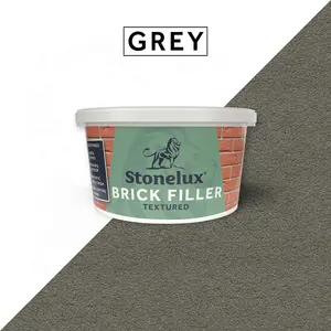 Stonelux Brick Repair Filler 0.3kg Grey Filler Brick Effect Filler