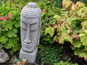 Traditional Temple Buddha Head Statue