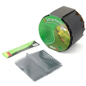 50m Easy Lawn Edging - Black - H14cm - Smartedge