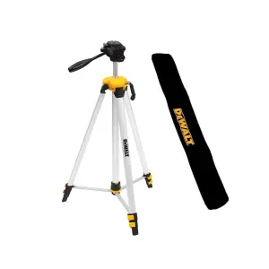 Dewalt DE0881T-XJ Elevated Extendable Laser Tripod Stand 1/4" Thread + Bag DW088