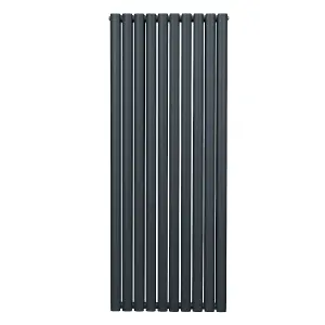 Oval Radiator - 1600 x 600mm - Anthracite