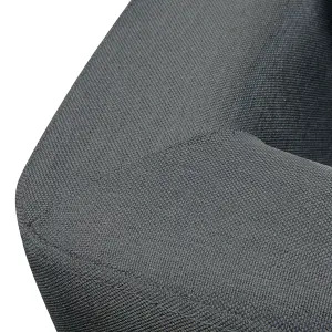 Corner Sofa STOCKHOLM Dark Grey Fabric Left Hand