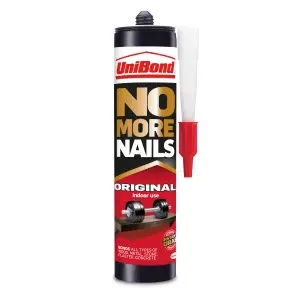 UniBond No More Nails Original White Grab adhesive 3 x 365g 1.1kg, Pack of 3