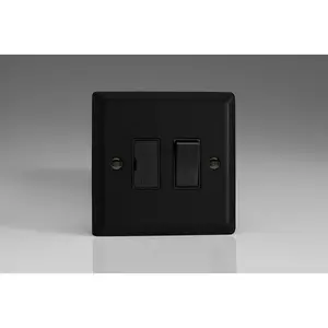 Wall Mounted Light Switch Black