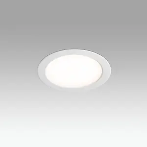 Luminosa Ted LED Medium Recessed Ceiling Light White IP44