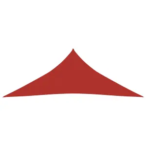 Berkfield Sunshade Sail 160 g/m2 Red 4x4x4 m HDPE