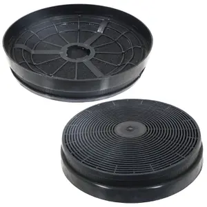 SPARES2GO Carbon Filter compatible with Belling Cooker Hood (2 x Filters)