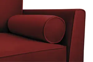 Modern Home Zara 3 Seater and Lovechair Set Oxblood