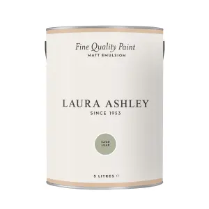 Laura Ashley Sage Leaf Matt Emulsion paint, 5L