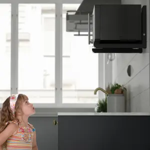 AVF Universal Microwave Wall Bracket - Black