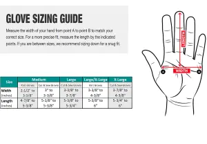 Makita P-84589 Advanced Impact Demolition Gloves Extra Large 2x Pair