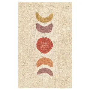 Cotton Bath Mat 50 x 80 cm Beige ESME