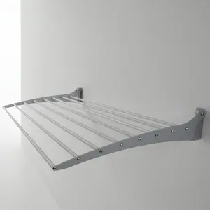 Foldable Wall-Mounted Drying Rack 100cm H x 38cm W x 17cm D