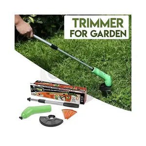 Cordless Weed Trimmer Grass Zip Trim Cutter Garden Edger Lawn Strimmer Hedge New