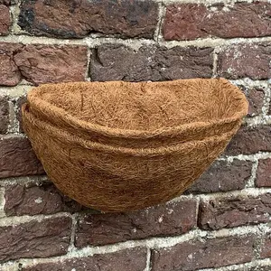 Pack of 2 Coco Wall Basket Planter Liner (30cm)