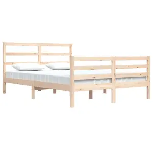 Berkfield Bed Frame Solid Wood Pine 160x200 cm