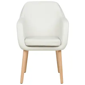 Dining Chair YORKVILLE II Velvet Off-White