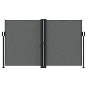 Retractable Side Awning Anthracite / 140" H x 1000" W