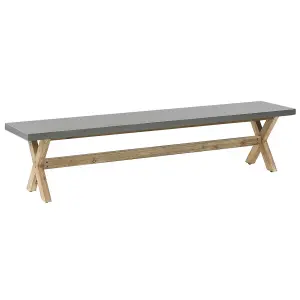 Garden Bench OLBIA Concrete Grey