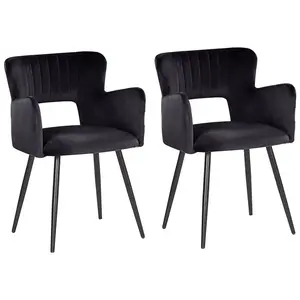 Kirssy Upholstered Dining Chair Black