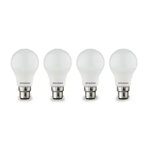 Sylvania ToLEDo GLS Warm White B22 8W LED Bulb - 4 Pack