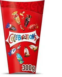 Celebrations Milk Chocolate Box Chocolate Bars 300G