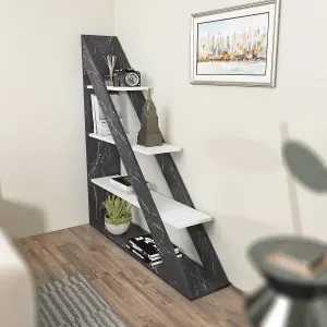 Decorotika Pisagor Corner Bookcase Shelving Unit