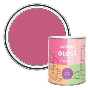 Rust-Oleum Raspberry Ripple Gloss Interior Wood Paint 750ml