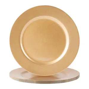 33cm Charger Plate Matt Gold